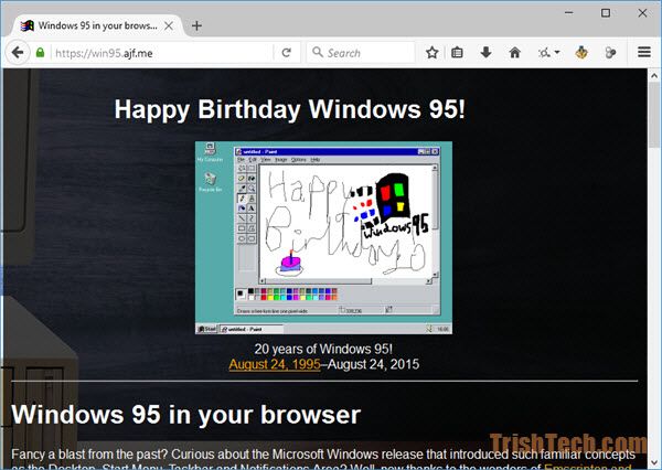windows 95 emulator on mac